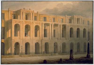Ontwerp voor een uitgebreide gevel voor 13-15 Lincoln